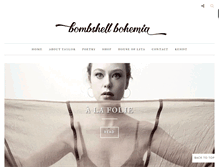 Tablet Screenshot of bombshellbohemia.com